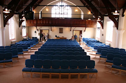 The new interior of Leigh Road Baptist Church 2007