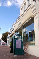 Dad's group meet at the Oasis Cafe
