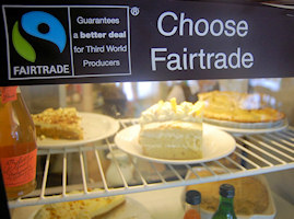 Fairtrade food at the LRBC Oasis coffee shop