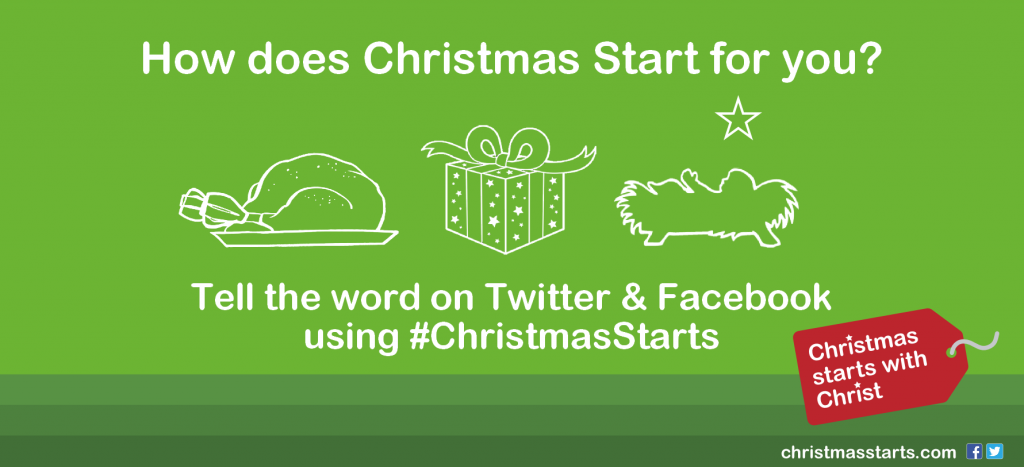 How does Christmas Start for you? #ChristmasStarts